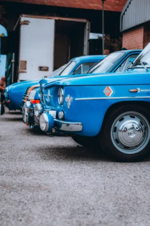 Classic Blue Cars