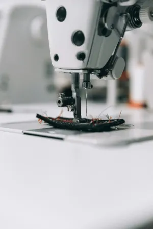 Sewing Machine In Action