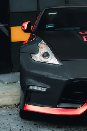 Black And Red Sports Car