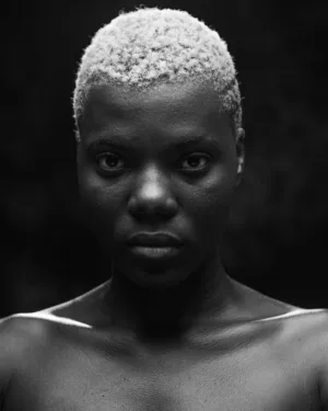 Black And White Portrait