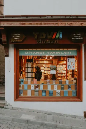 Bookstore Window Display