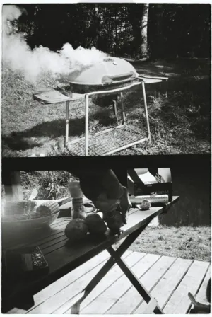 Outdoor Cooking Scene