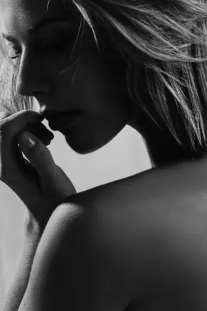 Sensual Black And White Portrait
