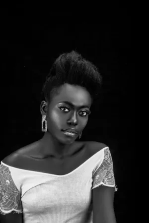 Black And White Portrait