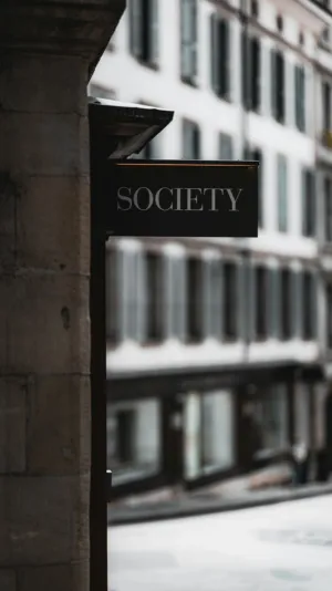Society Sign