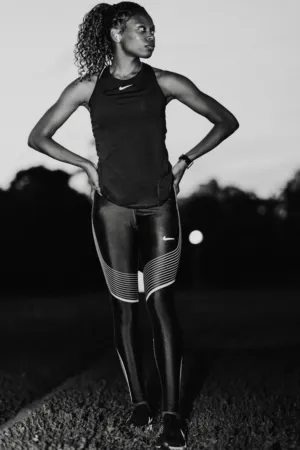 Athlete In Nike Outfit