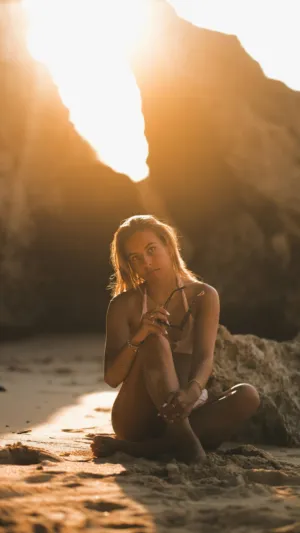 Sunset Beach Portrait