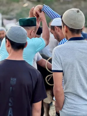 Group Of Men In Traditional Hats
