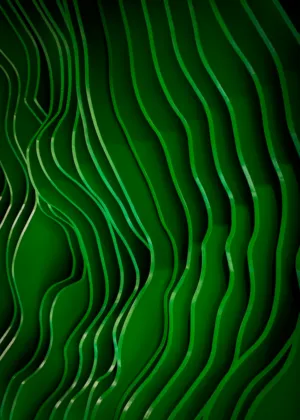 Green Wave Pattern