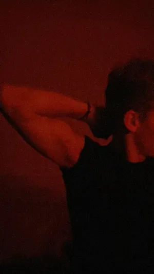 Red Hued Silhouette