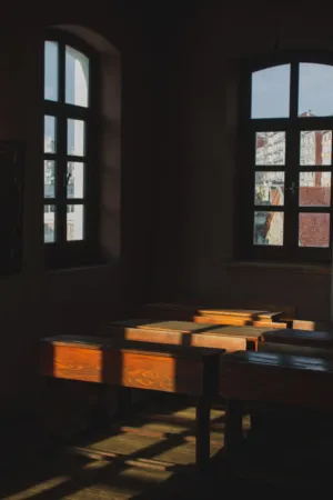 Sunlit Classroom