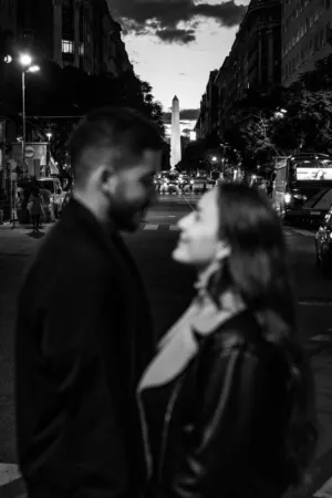 City Street Night Portrait