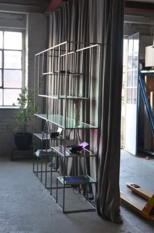 Modern Industrial Shelving Unit