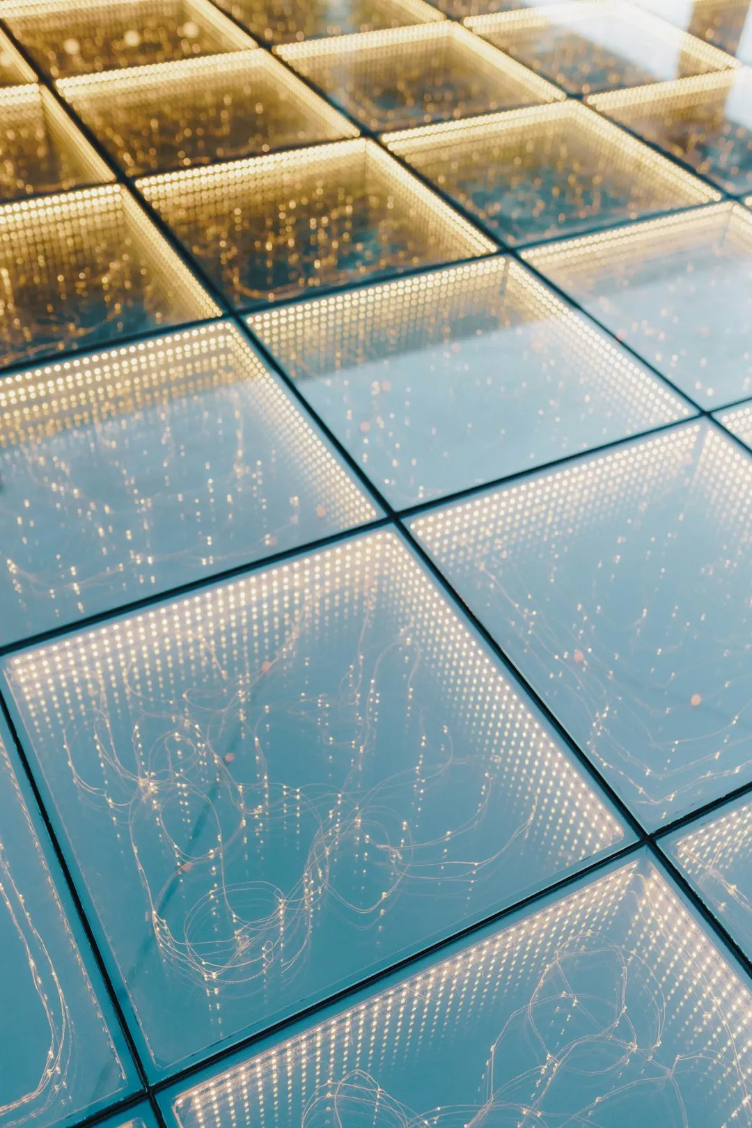 Illuminated Glass Squares