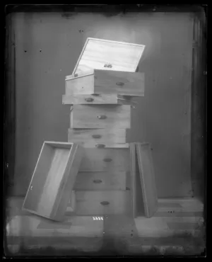 Stack Of Wooden Drawers