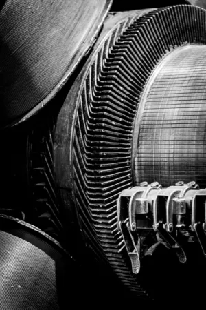 Industrial Machinery Close-Up