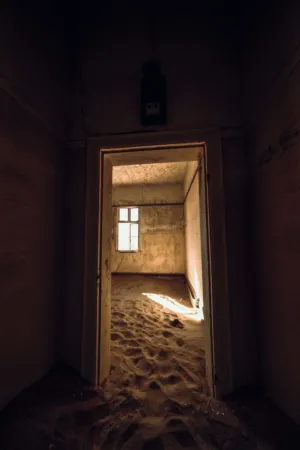Abandoned Room With Sand
