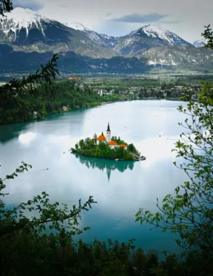 Bled Lake And Church