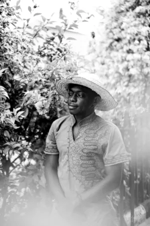 Man In Garden