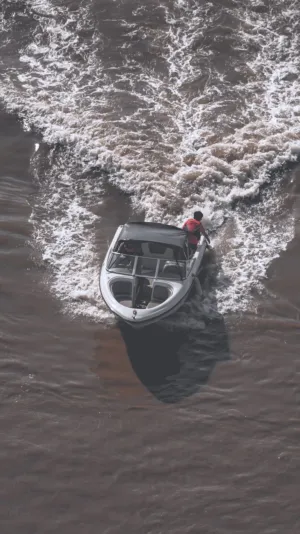 Speedboat On The Water
