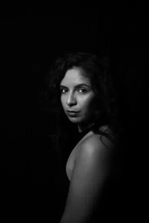 Black And White Portrait