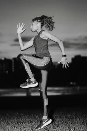Athletic Woman In Action