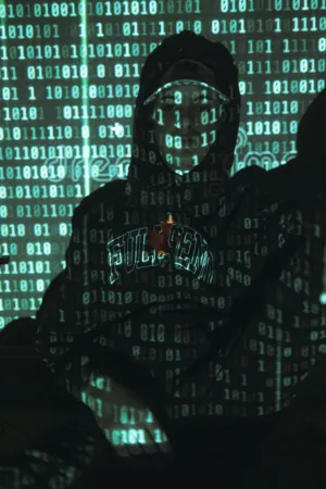 Binary Code Portrait