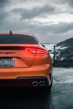 Orange Sports Car