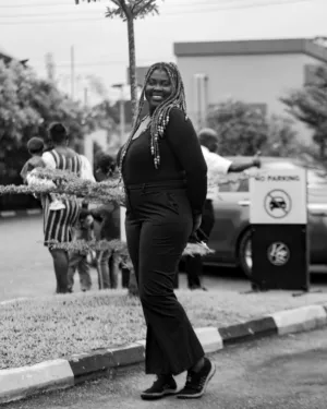 Black And White Street Portrait