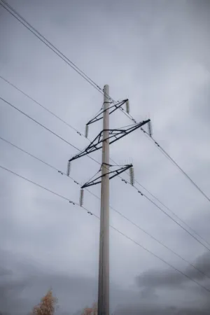 Power Line Pole