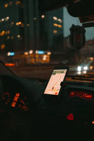 Night Drive With Gps