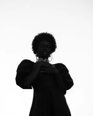 Black And White Fashion Portrait