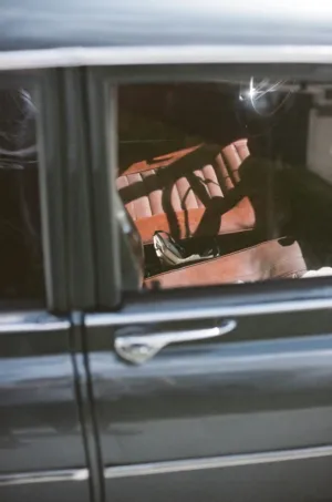 Reflection In Car Window
