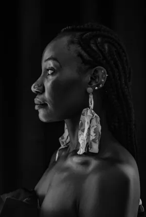 Black And White Portrait