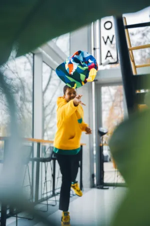 Colorful Hat Toss