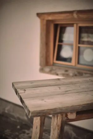 Rustic Window And Table