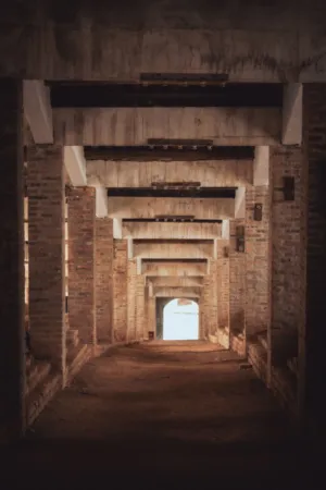Abandoned Brick Tunnel