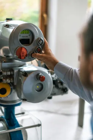 Adjusting Industrial Equipment