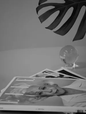Monochrome Magazine Spread