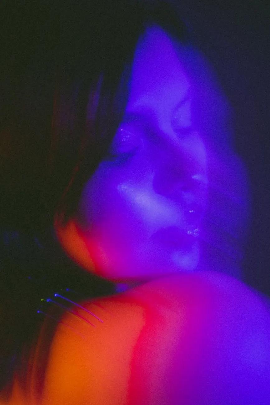 Neon Light Portrait