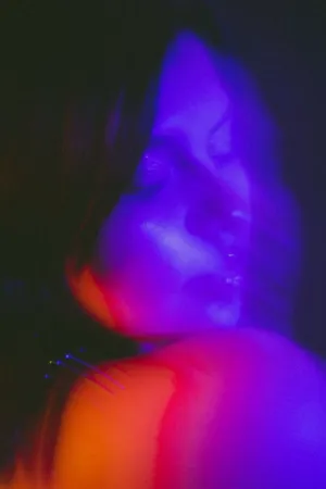Neon Light Portrait