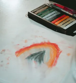 Colorful Rainbow Drawing