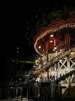 Nighttime Carnival Ride