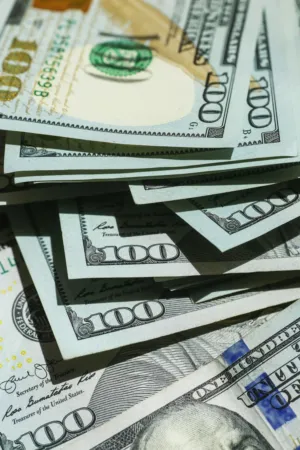 Stack Of Hundred Dollar Bills