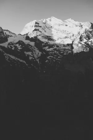 Snowy Mountain Peak