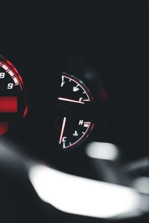 Car Dashboard Close-Up