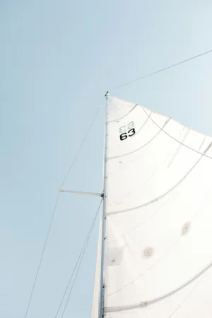 Sailboat Mast And Sail