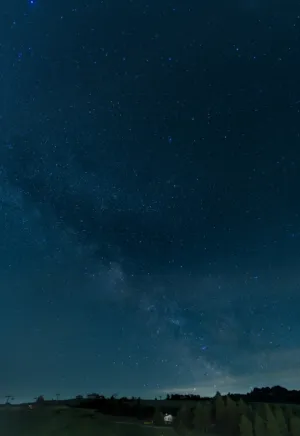 Milky Way Over Countryside