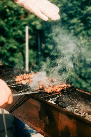 Grilling Meat
