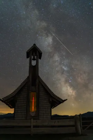 Milky Way Over Chapel